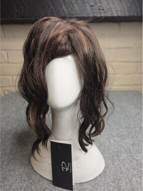NWT Jon Renau Top Wave 12" Hair Topper Mono Top Synthetic Clip-In FS4/33/30A